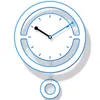 Wall Clocks 1Pcs Pollution-Free Acrylic Fashion Clock Living Room Creative Mute Bedroom Pendulum Home Modern1