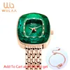 WIILAA Kobiety Kwarcowy Kreatywny Unikalne Ladies Wrist Watch dla Montre Femme 2021 Samica Zegar Relogio Feminino Luksusowa marka