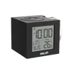 Backlight de despertador de projeção de projeção de BALDR LCD de relógio eletrônico exposição de temperatura da mesa com 7 cores 201222