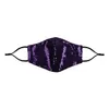 Bling Sequins Ansiktsmask Dammskyddad Skyddsmasker Tvättbar återanvändbar Elastisk Earloop Mouth Cycling Mask I lager HHA1685
