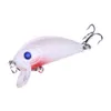 Hengjia laser vissen lokken minnow 20 stks / partij 5 cm 3,6 g 10 # haken vissen tackle lokken voor forel klassieke minnow japan treble hook