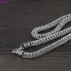 Chains BOCAI S925 Sterling Silver Necklace Retro Men's Fashion Chain Water Ripple Personality Thai S Hook Chain1