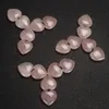 Natural Rose Quartz Heart Shaped Pink Crystal Carved Palm Love Healing Gemstone Lover Gife Stone Crystal Heart Gems 25*25*7mm hope11