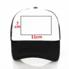 Fabrikspris DIY Acceptera 1 st Print Sommar Andas Mesh Snapback Vuxna Barn Män Kvinnor Baseball Caps Trucker Kepsar J1225