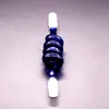 New glass bong adapter double arm dropdown male 14 to female 18 with 2 holes rooftop design double drop down glass adaptor