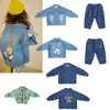 Nouvelle veste de jean pour enfants d'hiver d'hiver pour garçons mignonnes caricatures coat imprimé bébé enfants modes de mode de mode de marque 201104