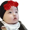 Nouvelle mode fleur bébé filles chapeau nouveau-né élastique bébé Turban chapeaux pour filles coton infantile bonnet