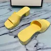 Women High Heels Sexy Slippers Candy Colors Rubber Solid Jelly Shoes Fashion Summer Slides Women Desginer 2020