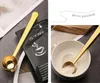 Łyżka łyżki do kawy ze stali nierdzewnej z klipsem uszczelniającym Kuchnia skala pieczenia łyżka przyprawa mleka proszek lody