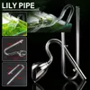 Aquarium Glass Inflow Outflow Lily Pipe 12 13mm Tube Fish Tank Aquatic Water Plants Canister Filter Suction Cup Hose Set Y200922233I