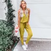 Sexy sem mangas jumpsuit mulheres longas romper 2019 novo verão mulheres senhora jumpsuit coveralls sexy fêmea feminina preta jumpsuits t200107