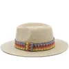 Printemps Été Chapeau De Plage Chapeau De Paille Femmes Hommes Large Bord Chapeaux Femme Homme Jazz Panama Top Cap Femme Mâle En Plein Air Casquettes Occasionnelles Protection Solaire Chapeau De Soleil Chapeaux De Soleil En Gros