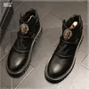 أحذية رجالية مصنوع يدويا أزياء مريحة أحذية عارضة للرجال أحذية العمل في مارتن التمهيد zapatos دي hombre a5