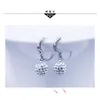 Austrian Crystal Dangle Earrings Rhinestone Disco Ball Ear Jewelry 925 Sterling Silver Earrings For W sqcZKr dhseller2010