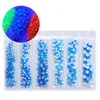 Set of 850PCS Luminous Nail Decorator Fluorescent Fingernail Jewels 7 Colors For Nail Art and Salon Supplies