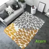 Home Kunst Geel Grijs Geometrische Gedrukt Bad Mat Praktische Decoratieve Geen-Slip Grote Rechthoek Flanel Woonkamer Mat Bathroom Y200407