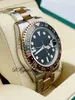 Рекомендую Fashion Watch 2813 40-миллиметровый керамический 18-километровый сертификат стальной коробки 126711 CHNR Automatic Steel Rose Gold Watch226d