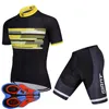 2019 Maillot de cyclisme pour hommes Giant Team Set Vêtements de cyclisme à manches courtes d'été Uniforme de vélo VTT à séchage rapide Ropa ciclismo Tenues de vélo Y103001