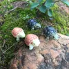 Cute Mini Turtles Landscape Ornaments Resin Garden Decorations Fairy Garden Miniatures Garden Bonsai Dollhouse Decorations Resin Craft LX422