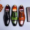 Desai Handmade First Layer Cow Men Four Seasons Brand Formal Business Dress Genuine Leather Shoes for Gentleman