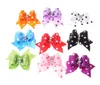 Dog Apparel 4 * 2cm Stippen Bowtie Honden Assinals Pet Haar Bogen Grooming Gift Producten Leuke Hond Ornamenten SN4382