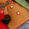 Kerst Gift Tassen Trekkoord Linnen Snoepzak Kerst Santa Sacks Kinderen Kerstmis Gift Tote Organizer Party Decoratie Benodigdheden BT669