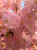 Flores de cerezo artificiales DIY Flor de seda falsa flor Floral ramo de boda decoración del hogar Flores Mariage