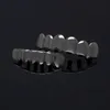 dents Grillz Glaze Gold Grillz dents Hip Hop Bling Jewelry pour les hommes bijoux de piercing corporel et sablonneux