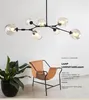 Moderne nordische Kronleuchter Wohnzimmer Lampe Designer Persönlichkeit kreative Esszimmer, Schlafzimmer Villa molekulare Kronleuchter Beleuchtung