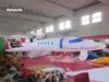 Avião inflável personalizado da publicidade da réplica 10M modelo gigante do avião do avião do balão de ar para o evento exterior