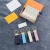 5A Fashion key chain car key chain handmade leather key chain men's and women's bag pendant accessories multicolor