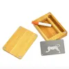 Card cigarette mill bamboo cigarette tray set new creative cigarette console with pipe