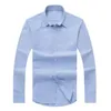 2019New Höst och vinter Mäns långärmad bomullskjorta Pure Mäns Casual Poloshirt Fashion Oxford Shirt Social Märke Kläder