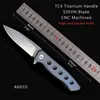 schelin mt S35VN folding knife Titanium TC4 Handle pocket knives hunting tactical cold steel knifes knive CNC camping tool edc