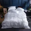100シルクコットン羽毛布団カバークイーンキングサイズソリッドカラー寝具キルトカバーバージョンシルクB 100 LJ201015
