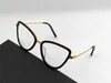 Lüks-0814 Yeni Kadın Erkek Gözlük Galvanik Retro Kedi Gözlük Çerçeve Gözlük Erkekler Basit Popüler Stil En Kaliteli Gelişmiş Ambalaj