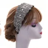 SLBRIDAL fait à la main cristal strass mode bijoux de cheveux femmes filles bijoux mariage diadème bandeau accessoires de cheveux de mariée J0113