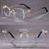 2023 Designer Glasögon Vintage Glass Frame For New Collection Unika Designer Glasögon som läser dator Luxury Women Gafas Ladies