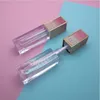 4,5ml esvaziamento lipgloss garrafas de contêineres quadrados labial brilho tubos líquidos batom frascos labial esmalte pacote labial frascos