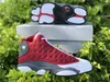 C080520 2022 Authentiek 13 Gym Red Flint Grijze Schoenen Wit Zwart 13S 3M Reflecterende Real Carbon Fiber Mannen Athletic Sports Sneakers met originele doos