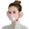 Winter Waim Velvet Windproof Face Mask Women Bandana Ears Vintage Crystal Charming popular Adult 2020 Fashionable Masks