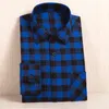 New Men's Plaid Flannel Shirt Plus Size 5XL 6XL Soft Comfortable Spring Male Slim Fit Business Casual Long-sleeved Shirts Y200104