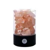 USB Crystal Salt Night Light Himalayan Crystal Rock Salt Lamp LED Air Purifier Night Light Rechargeable Bedside creative lamp