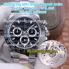 2021 NF V4 versión 904L Caja de acero Pulsera CAL 4130 SA4130 Cronógrafo Automático Castaño Marrón Bisel de cerámica Reloj para hombre 116506 e206B