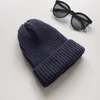 Helisopus inverno coreano Beanie Cap Novo Candy Cor Casual Hip Hop Chapéu Acrílico Quente Elastic Triturando Bonés Para Mulheres