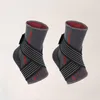 1 PC Sport Ankelstöd Bekväm fitness Ridning Förpackning Ankle Brace för motion Basketball Sprängförsörjning (Röd, Si1