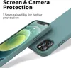 Flüssige Silikon-Ganzkörper-Telefonhüllen-Abdeckung für iPhone 13 12 Mini Pro Max 11 X XS XR 8 7 Plus Weiche TPU-Mobiltelefonhülle DHL