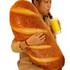 60 / 80 / 100CM 3D 긴 빵 베개 시뮬레이션 식품 플러시 장난감 베개 홈 장식 등받이 쿠션 생일 키즈 선물 Y200723