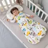 Born Zipper Sleepsack Wrap Baby manica corta cotone sacco a pelo coperta biancheria da letto 220216