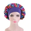 Nocna śpiąca turban czapka główka maska ​​chemo chemo muzułmańskie kobiety szeroko rozciągliwe jedwabne satynowe oddychanie bandana hair akcesoria YHM275366462